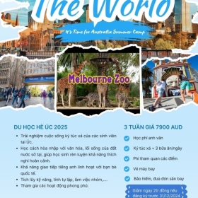 SUMMER CAMP ÚC 3 TUẦN GIÁ 7900AUD$